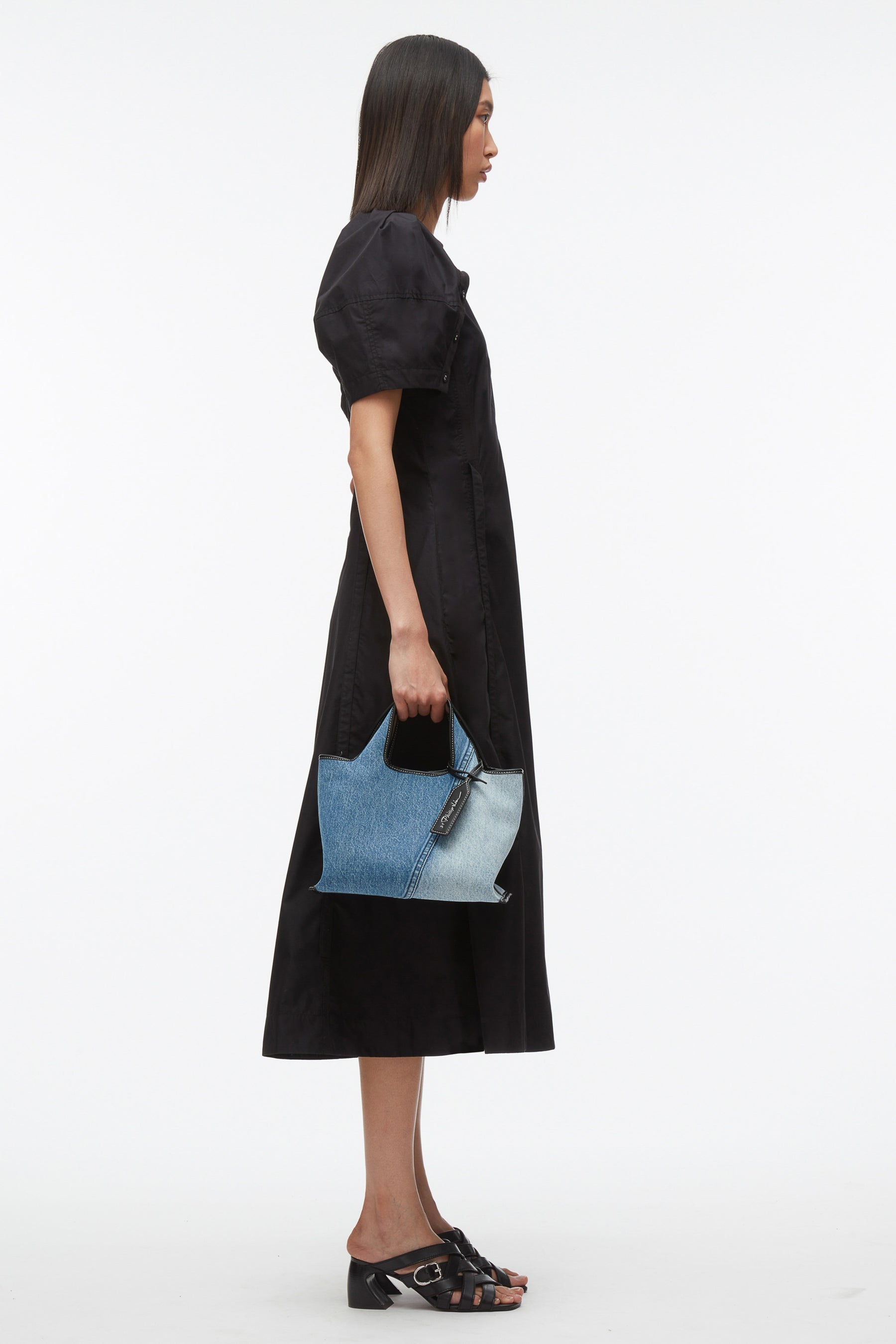 Denim Mini Market Tote - 2