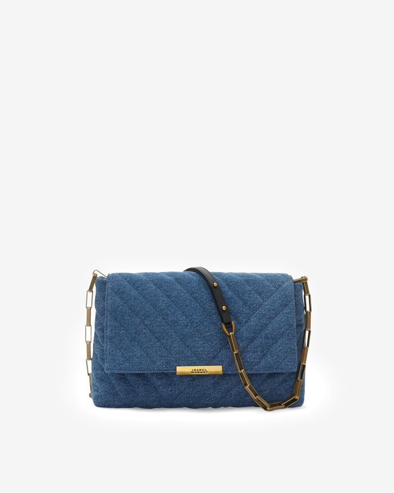 MERINE DENIM QUILTED BAG - 1