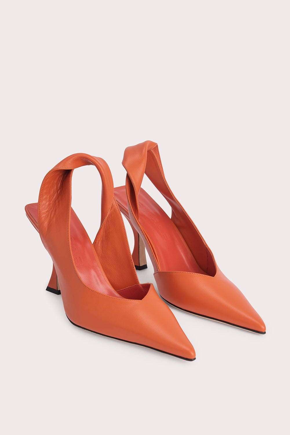 YASHA BURNT ORANGE NAPPA LEATHER - 2