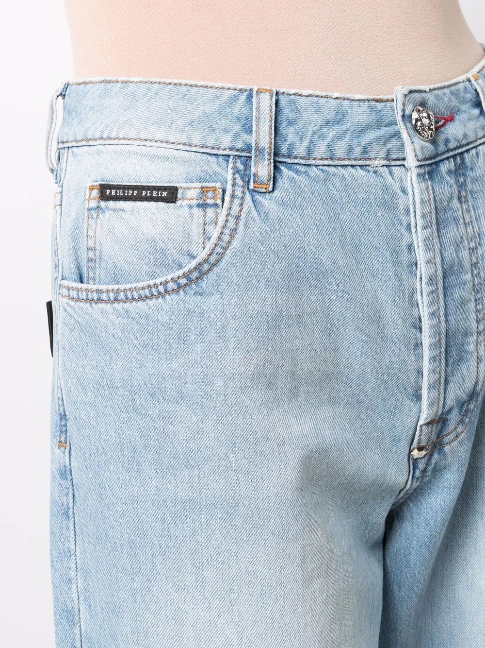 cropped denim jeans - 5