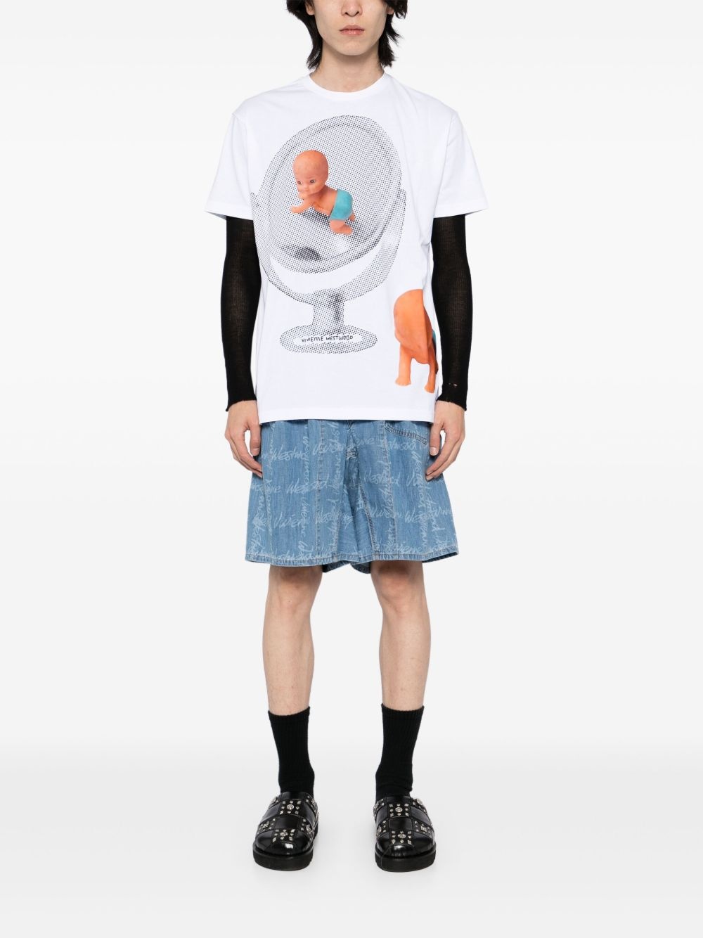 graphic print T-shirt - 2