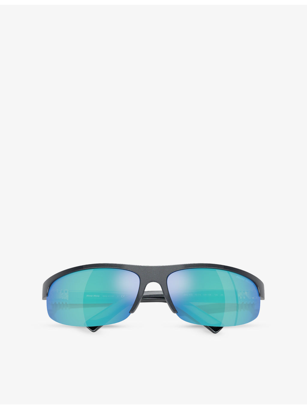 MU A02S Oval-Frame Injected Sunglasses - 5