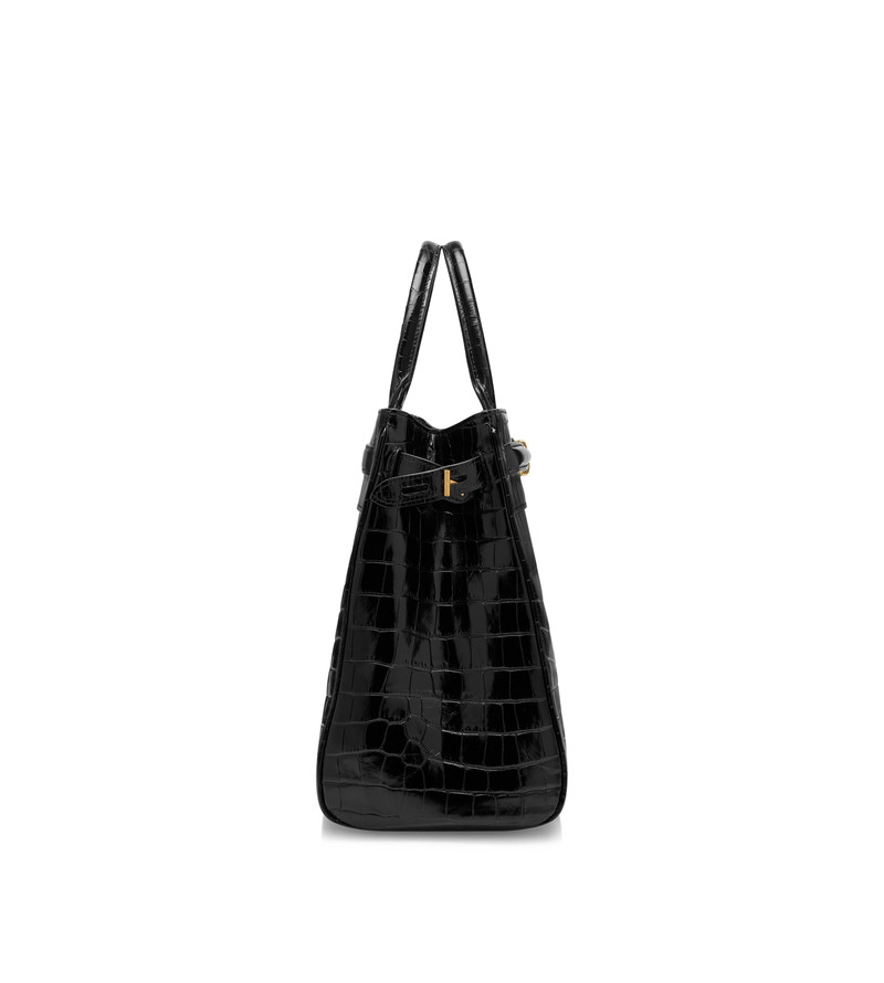 TOM FORD PRINTED CROC LEATHER WHITNEY LARGE TOP HANDLE outlook