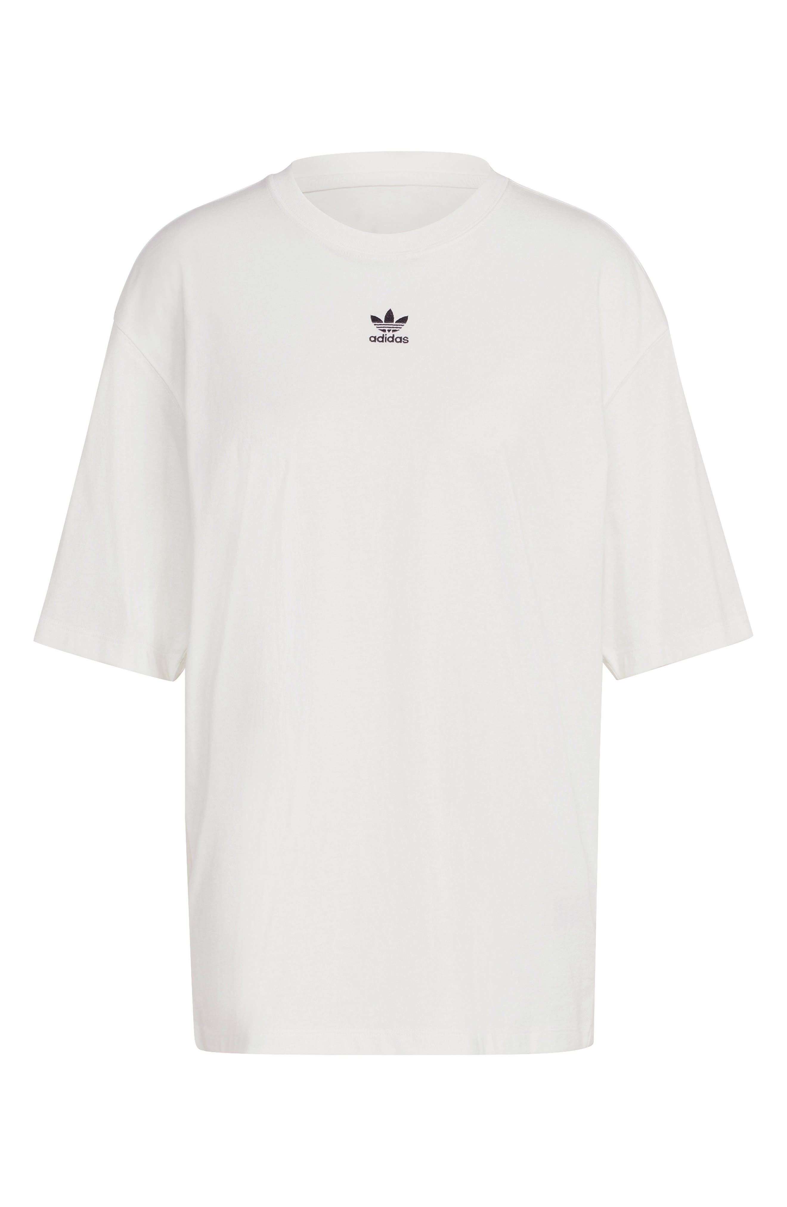 adidas Essentials Lifestyle Trefoil Logo Cotton T-Shirt in White at Nordstrom - 4