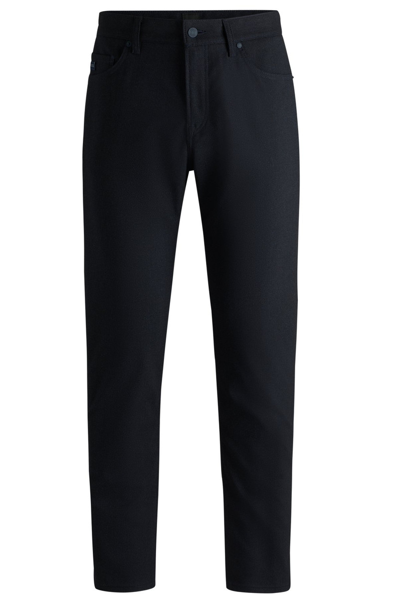 CASUAL REGULAR-FIT TROUSERS IN ANTI-WRINKLE TWILL 1