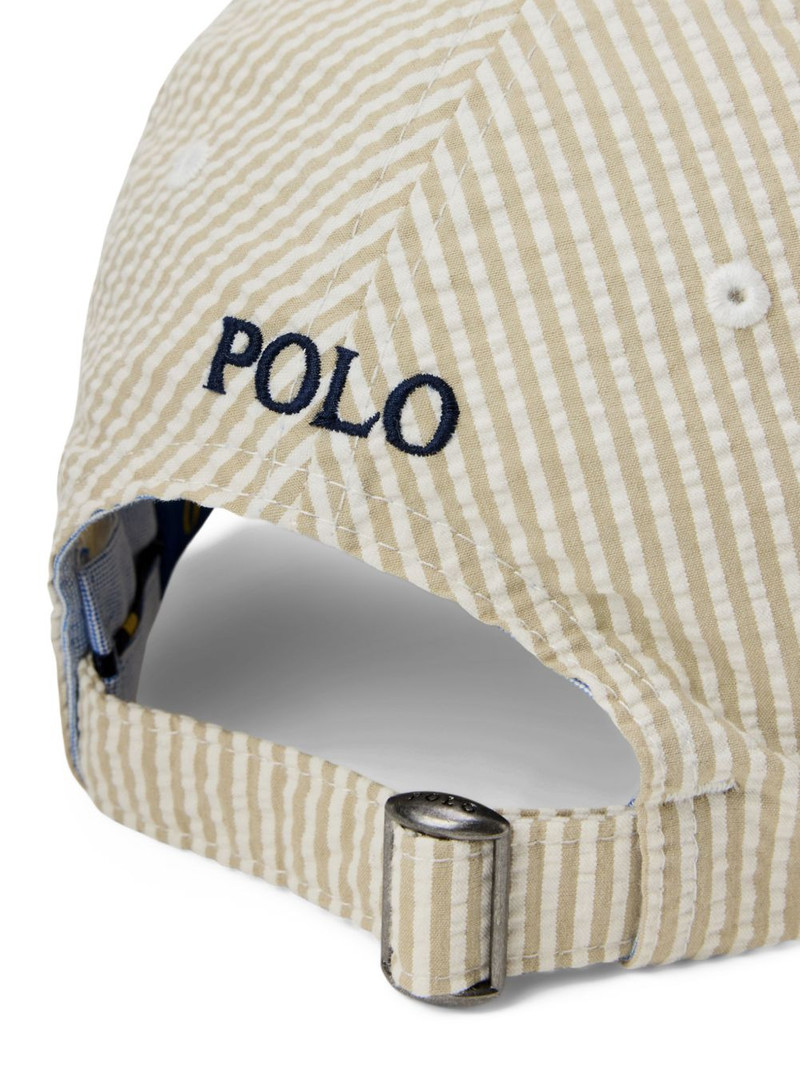 striped embroidered cap 3