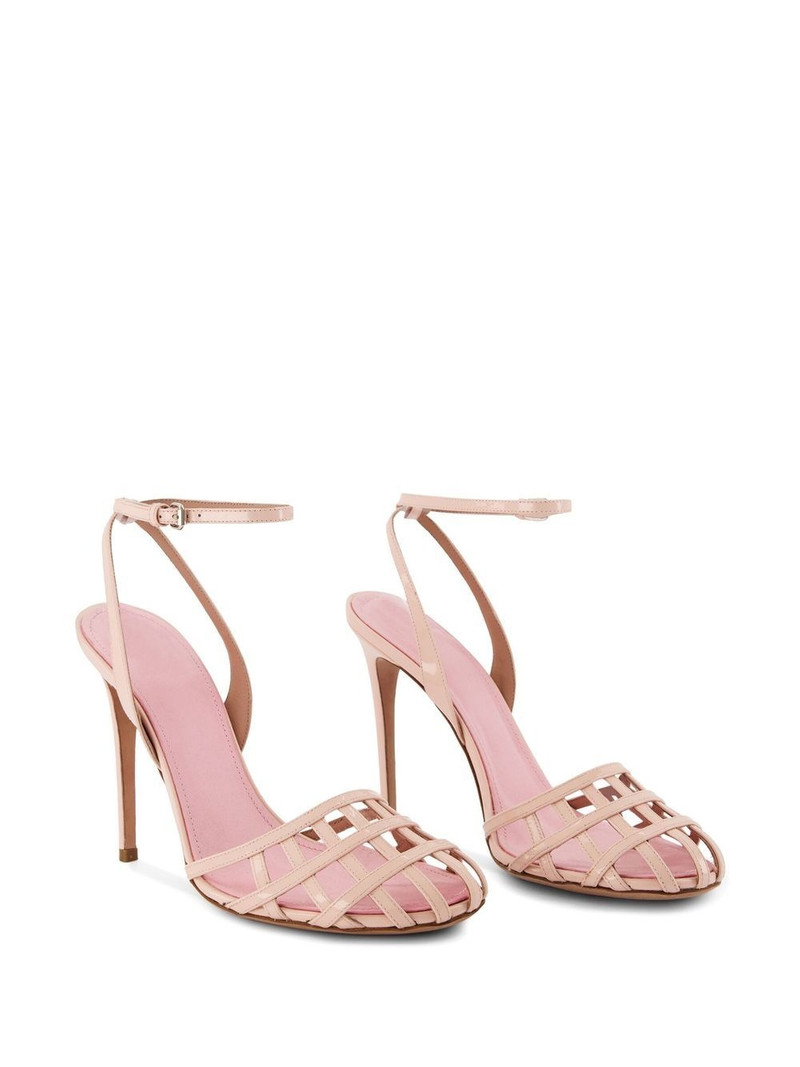 GIAMBATTISTA VALLI caged stiletto-heel sandals outlook