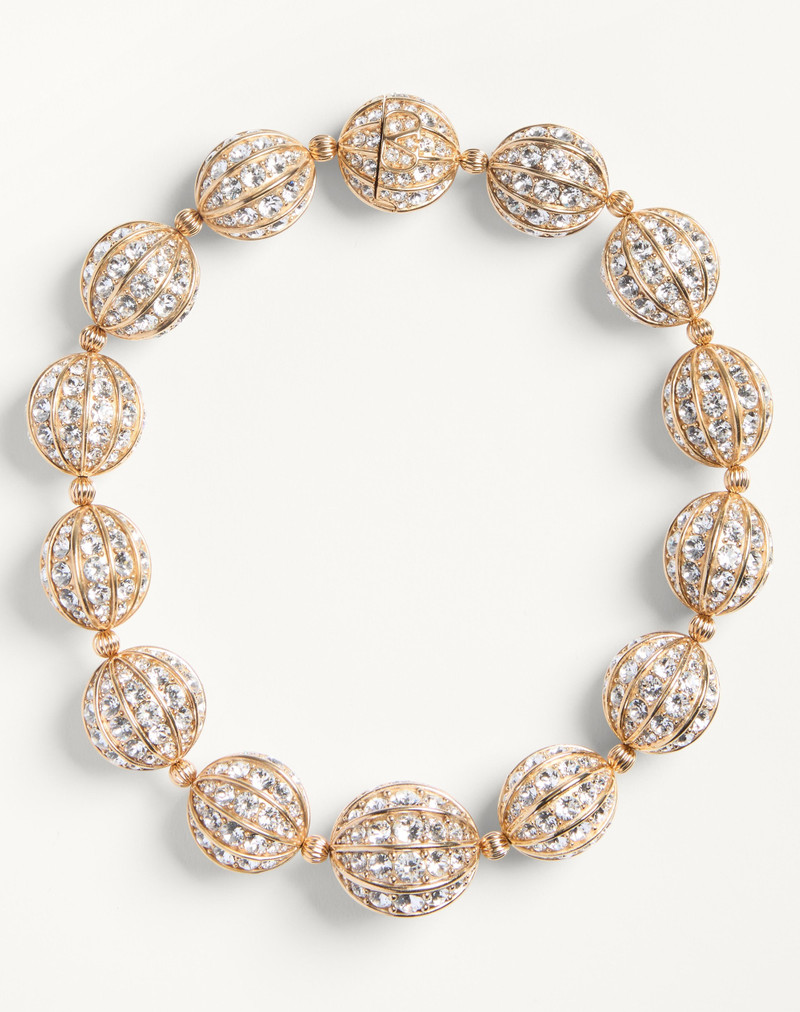 POETIQUE DES GOUTTES METAL AND SWAROVSKI® CRYSTAL NECKLACE 1