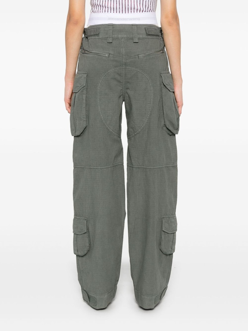 logo-waistband cargo pants 4