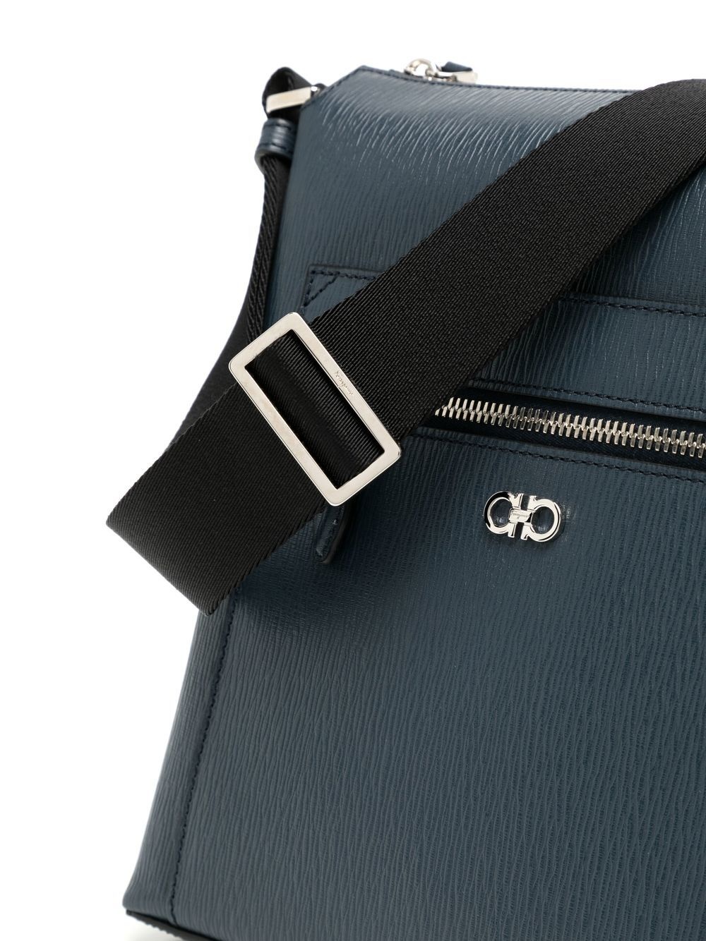 Gancini leather crossbody bag - 4