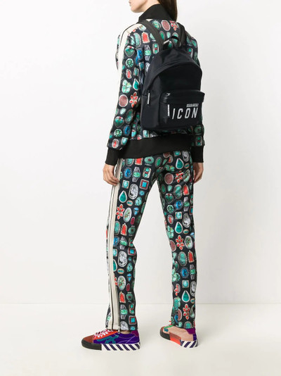 DSQUARED2 ogo printed backpack outlook