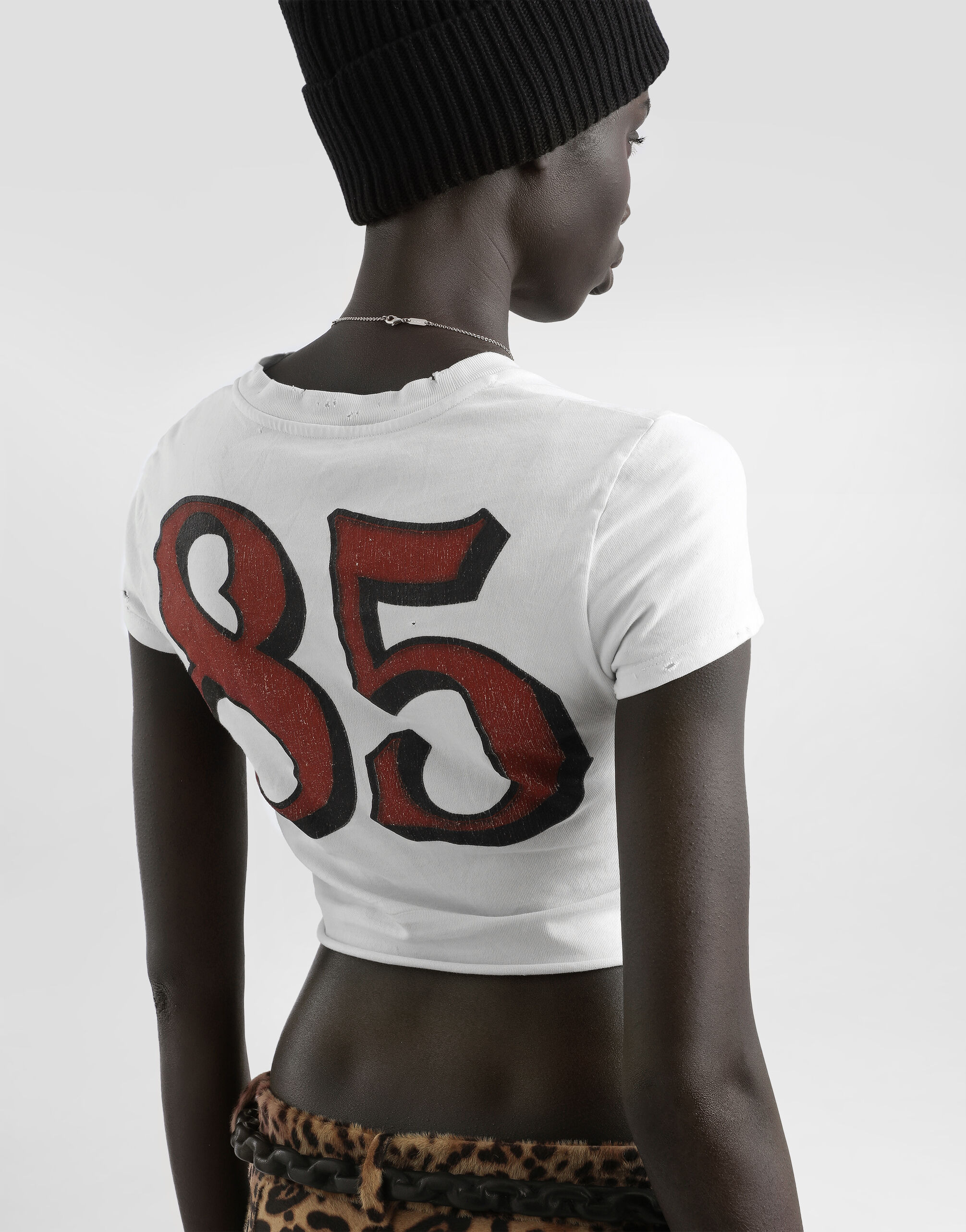 Jersey t-shirt with print - 6