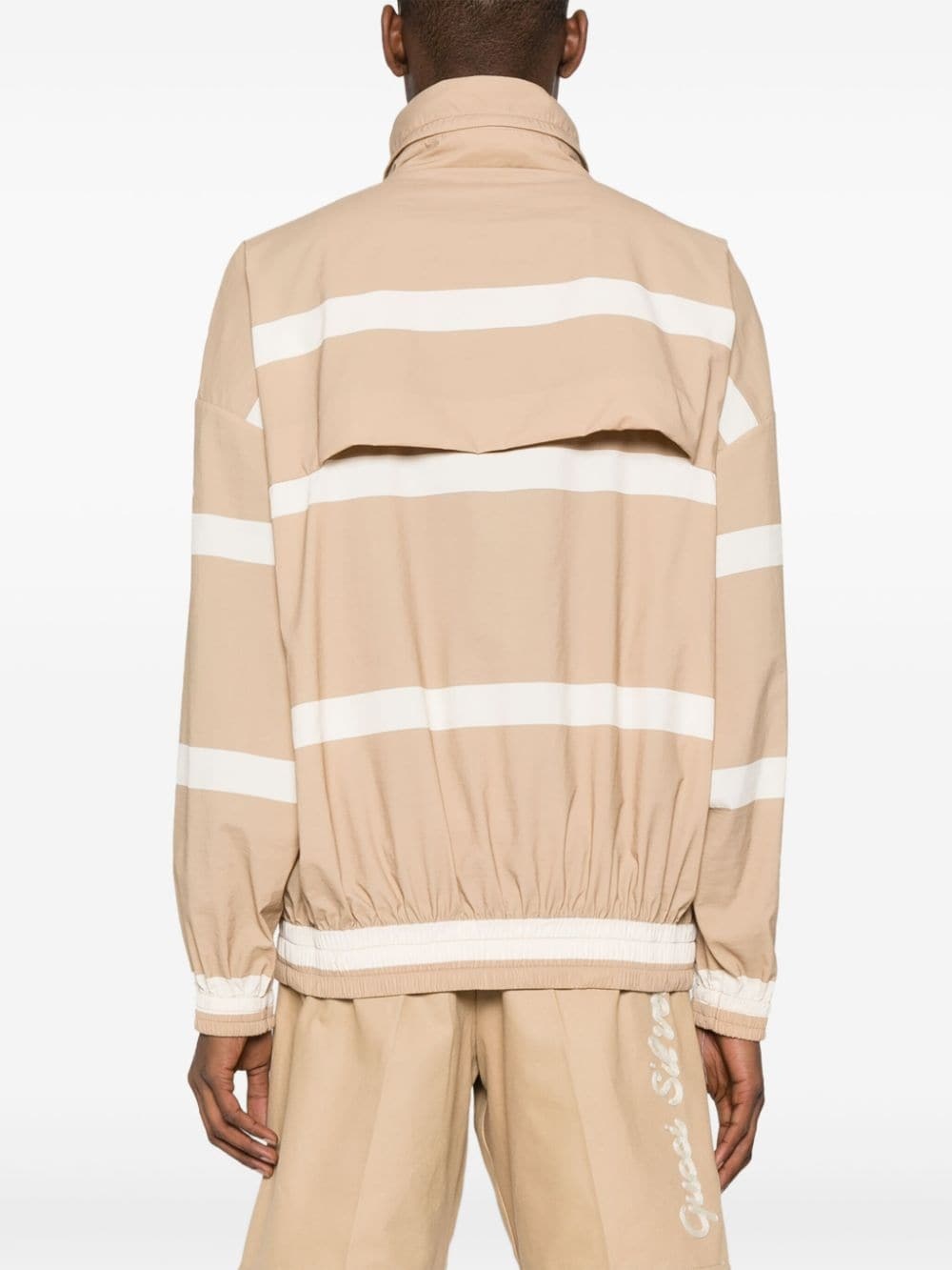 embroidered-logo lightweight jacket - 4