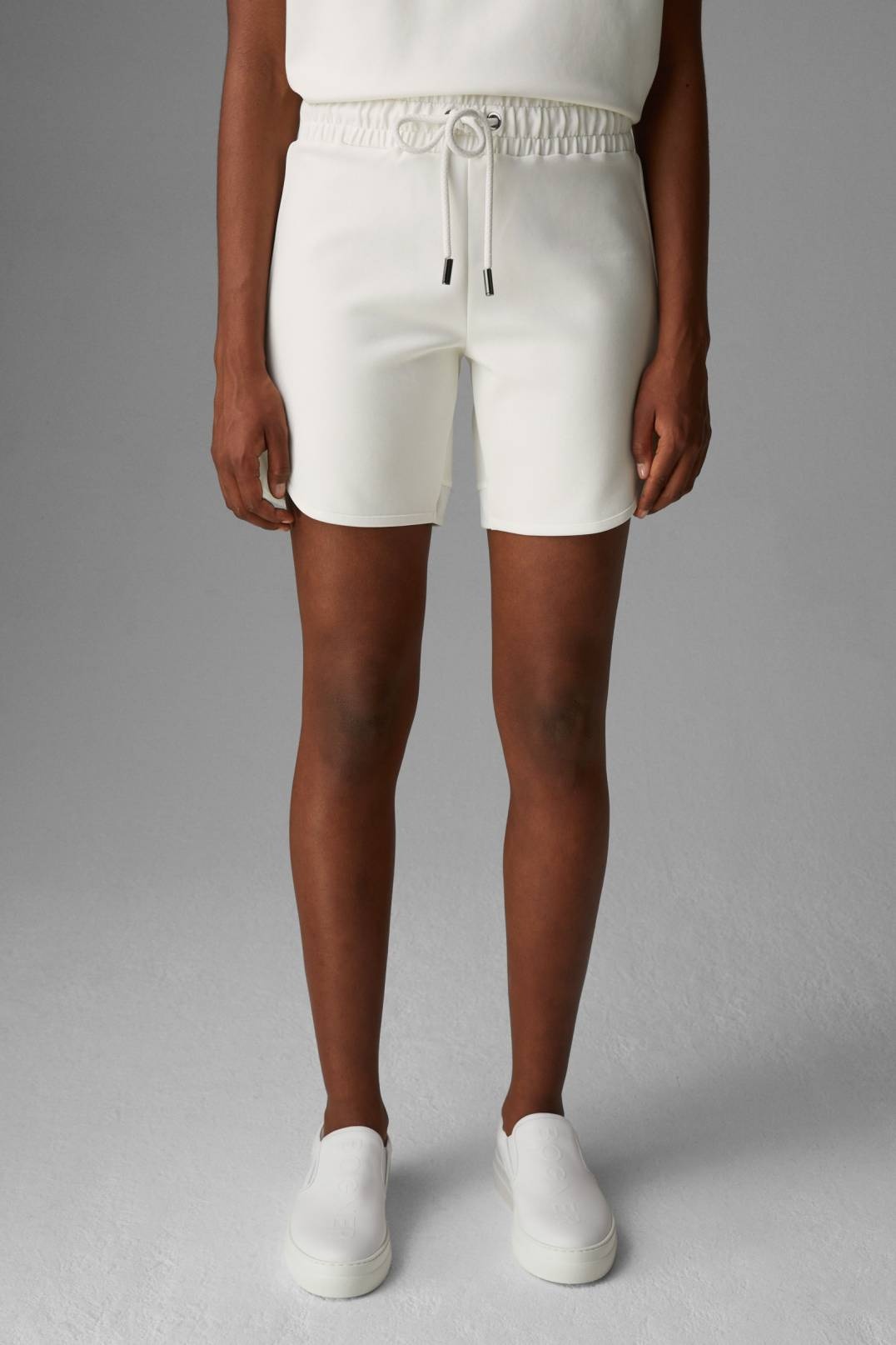 ALEXIA SWEAT SHORTS IN OFF-WHITE - 2