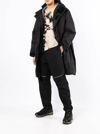 White Mountaineering hooded down-padded parka coat outlook