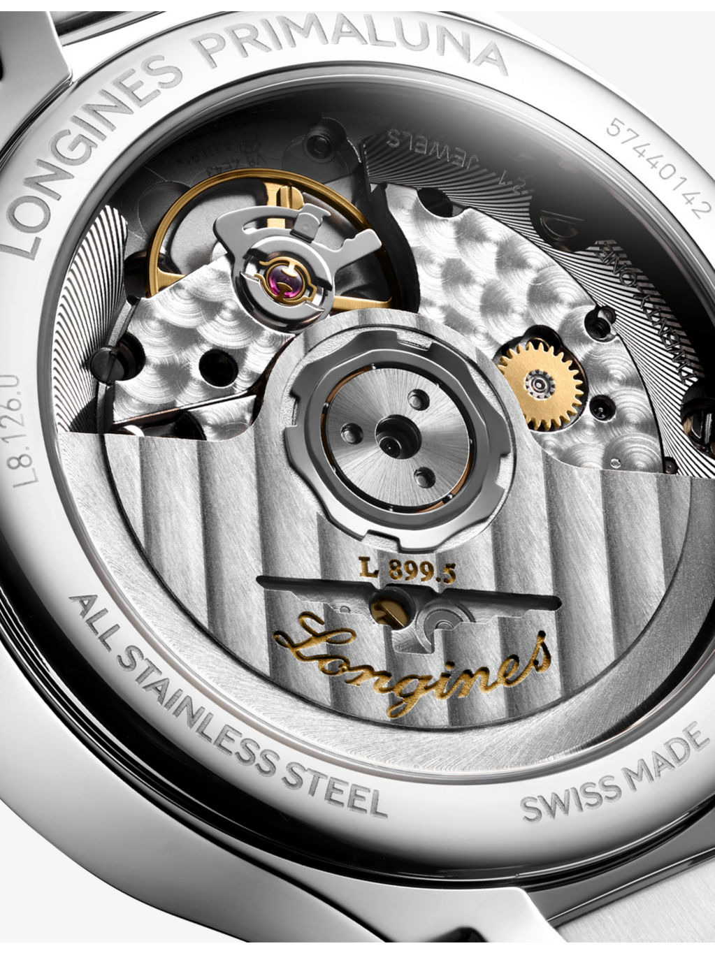 L8.126.0.71.6 PrimaLuna Moonphase Stainless-Steel And 0.580ct Diamond Automatic Watch - 4