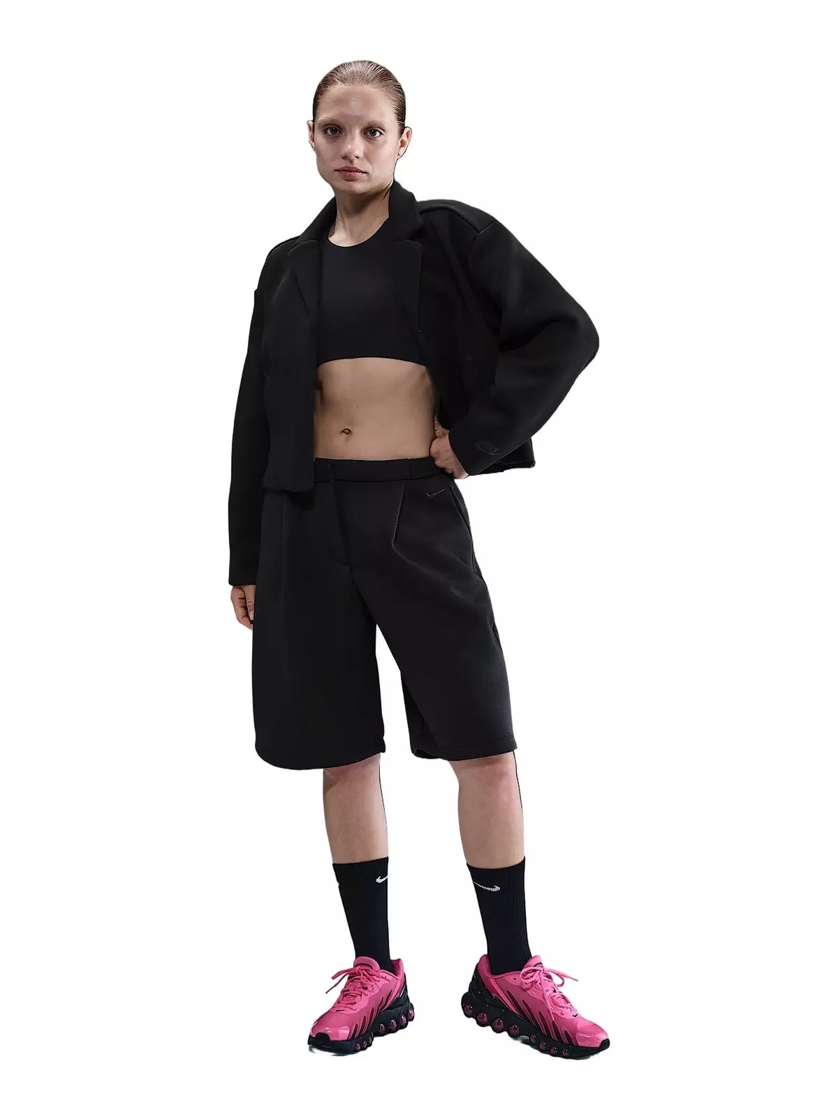 Women's Sportswear Tech Fleece Tailored Jacket -Black - 4