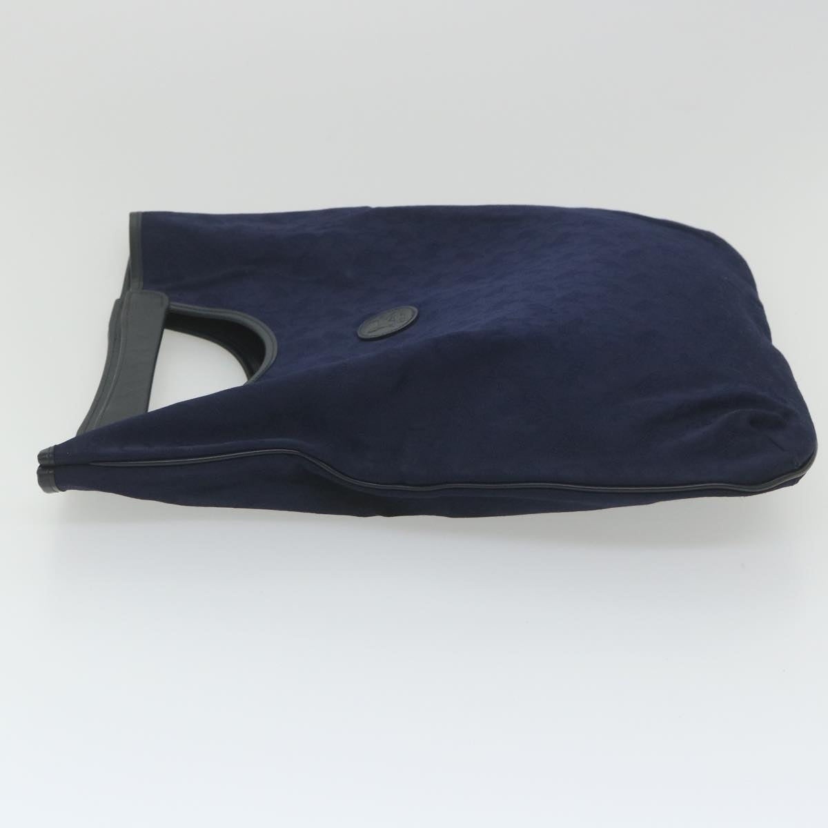 CELINE C Macadam Canvas Hand Bag Navy - 4
