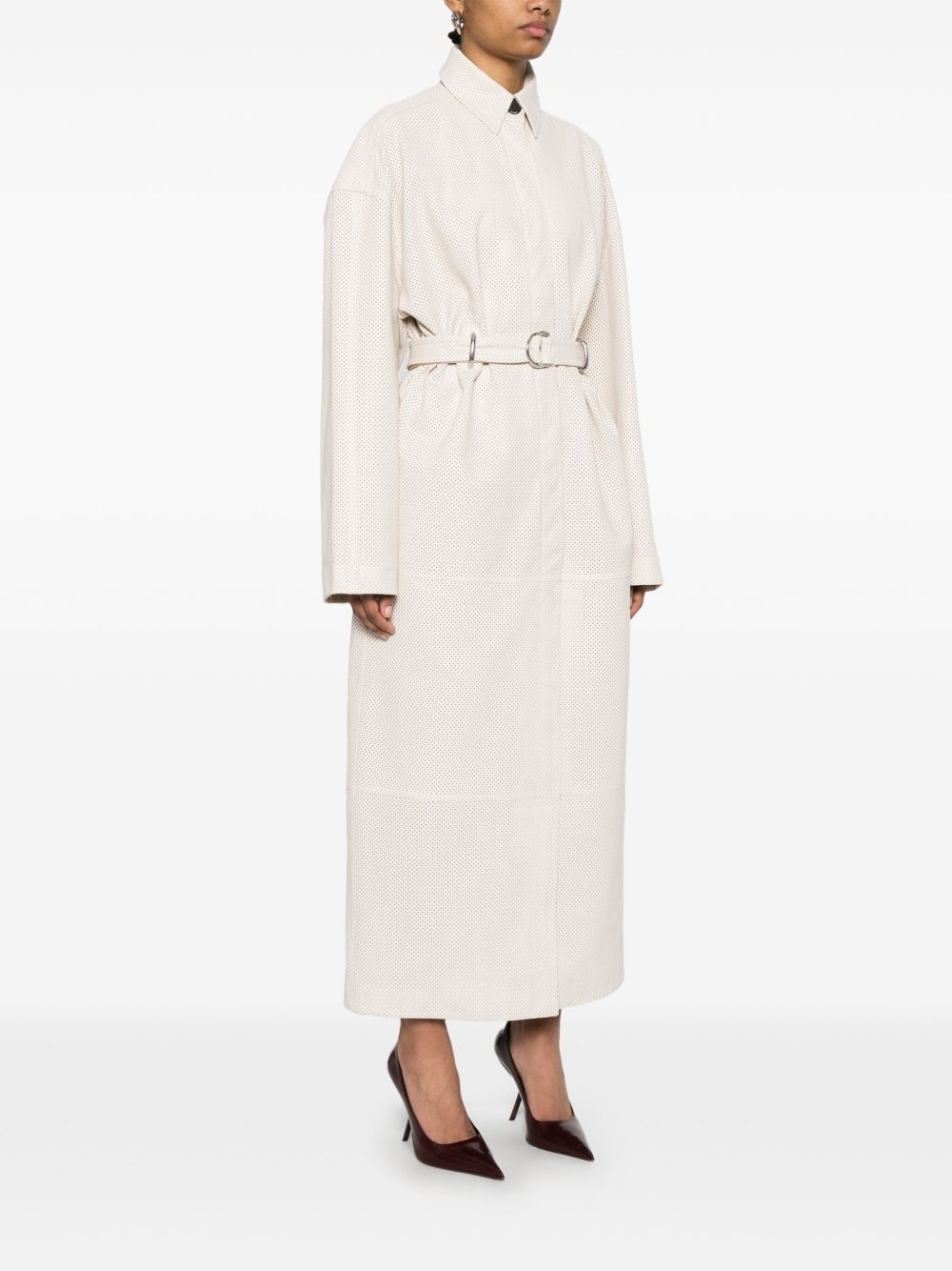 perforated coat - 3