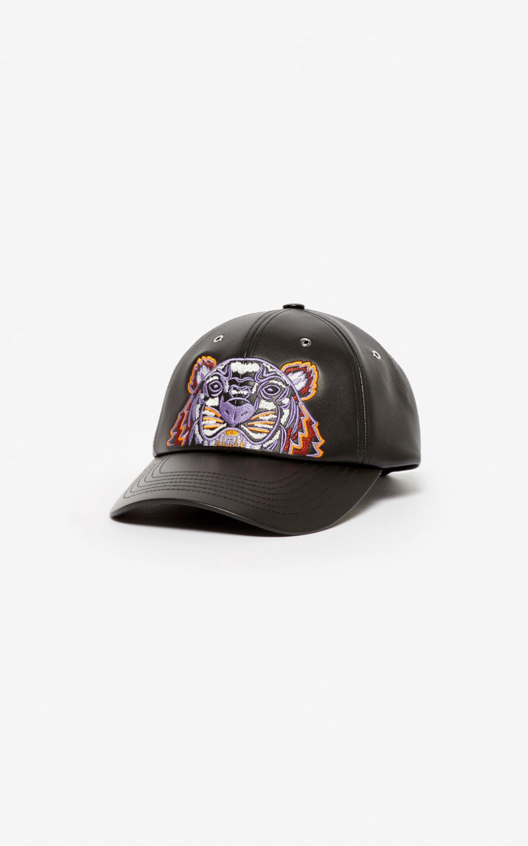 Tiger leather cap - 1