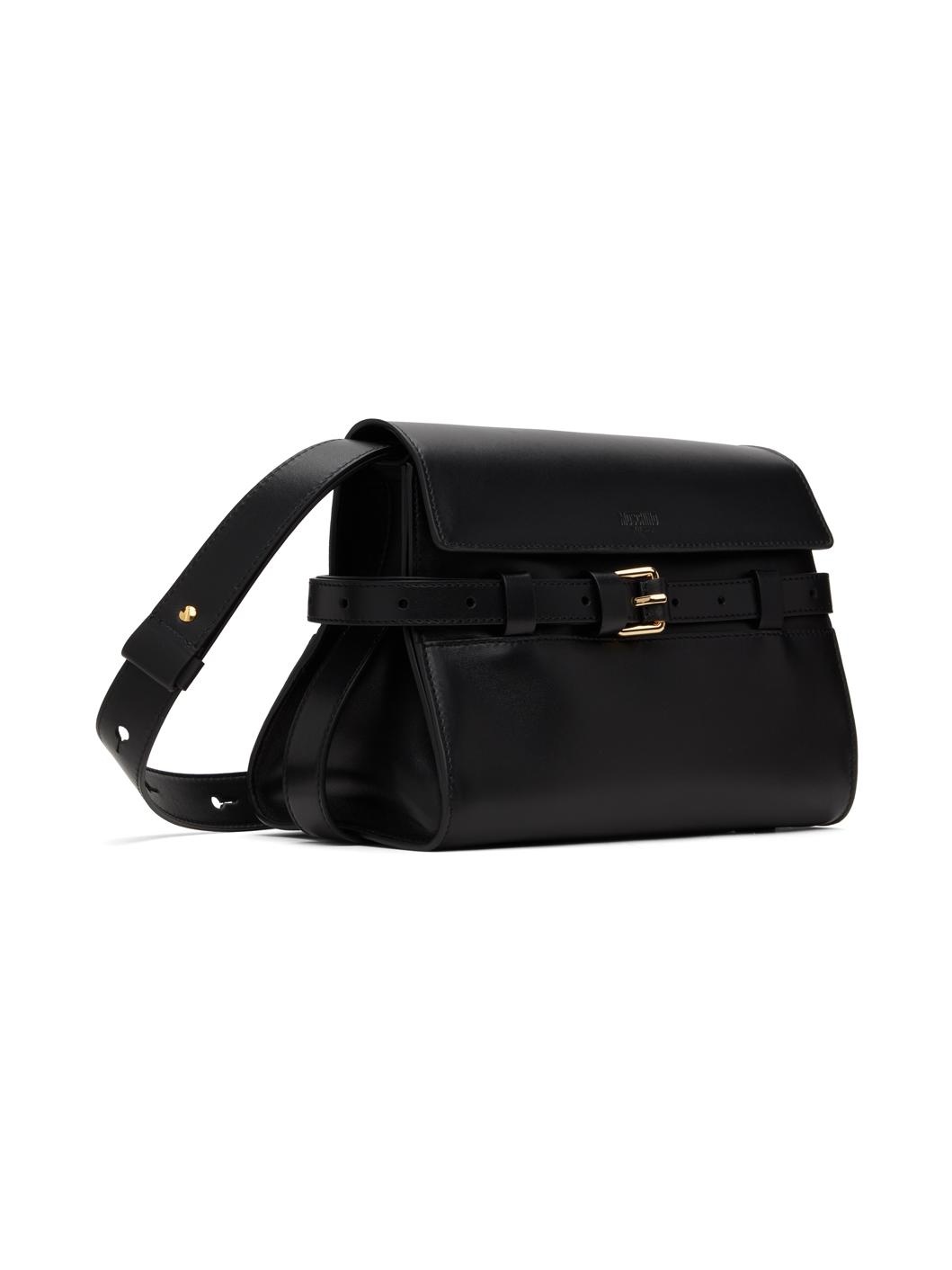 Black 'Moschino Tie Me' Medium Bag - 2