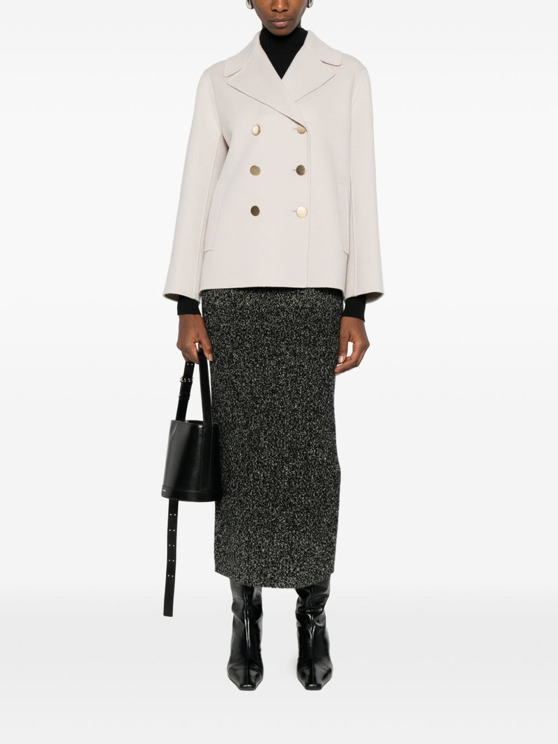 'S Max Mara double-breasted pocket coat outlook