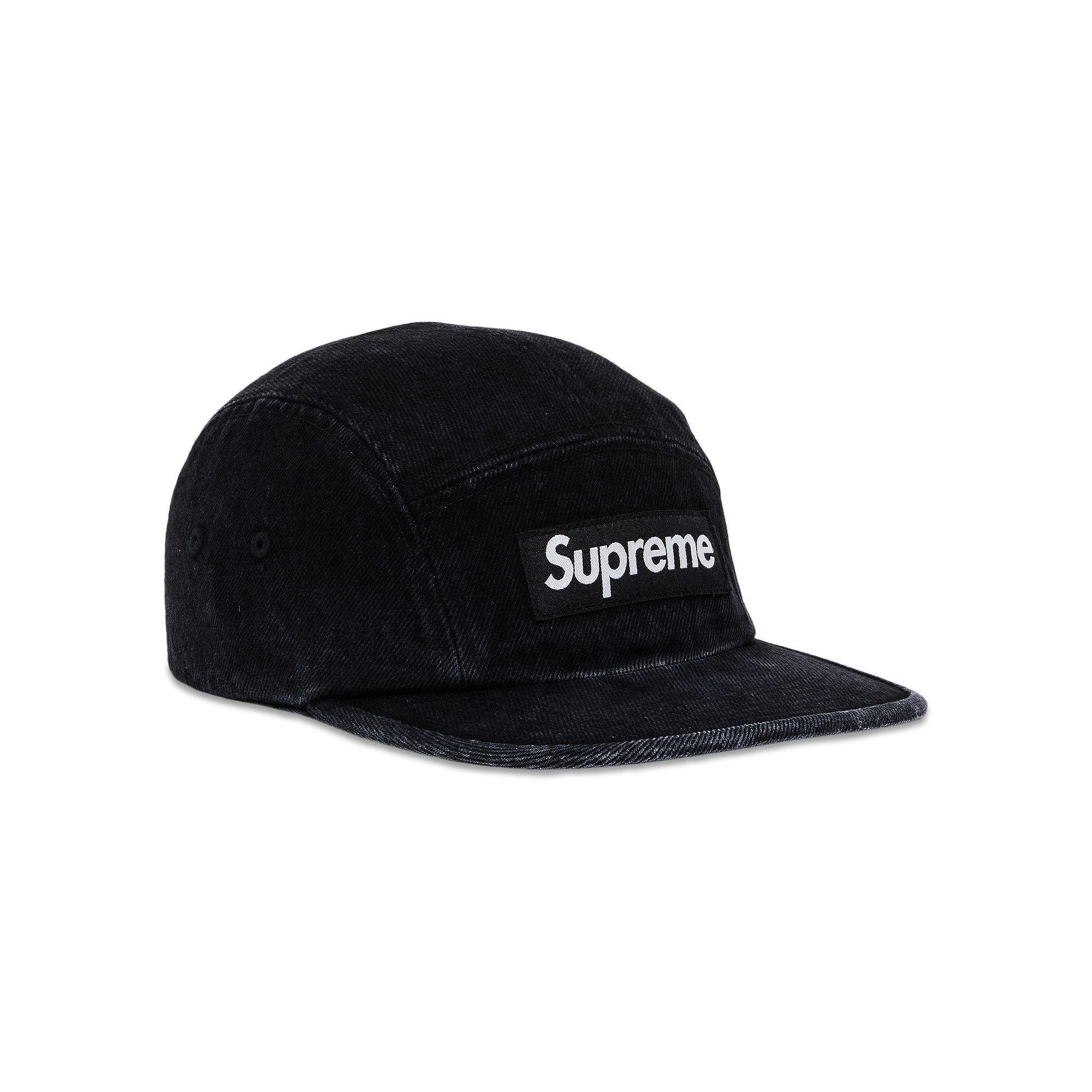 Supreme Denim Camp Cap 'Black' - 2