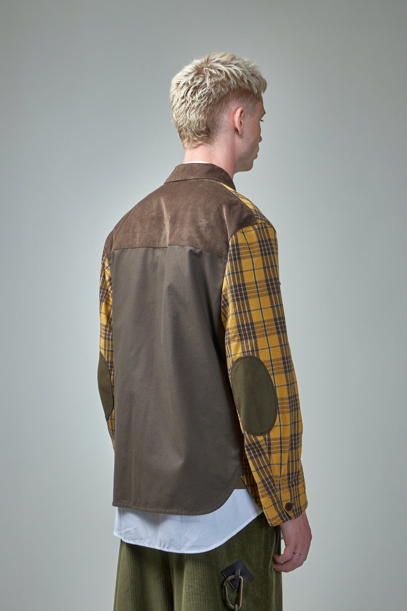 Men's Plaid-Patterned Jacket - 3