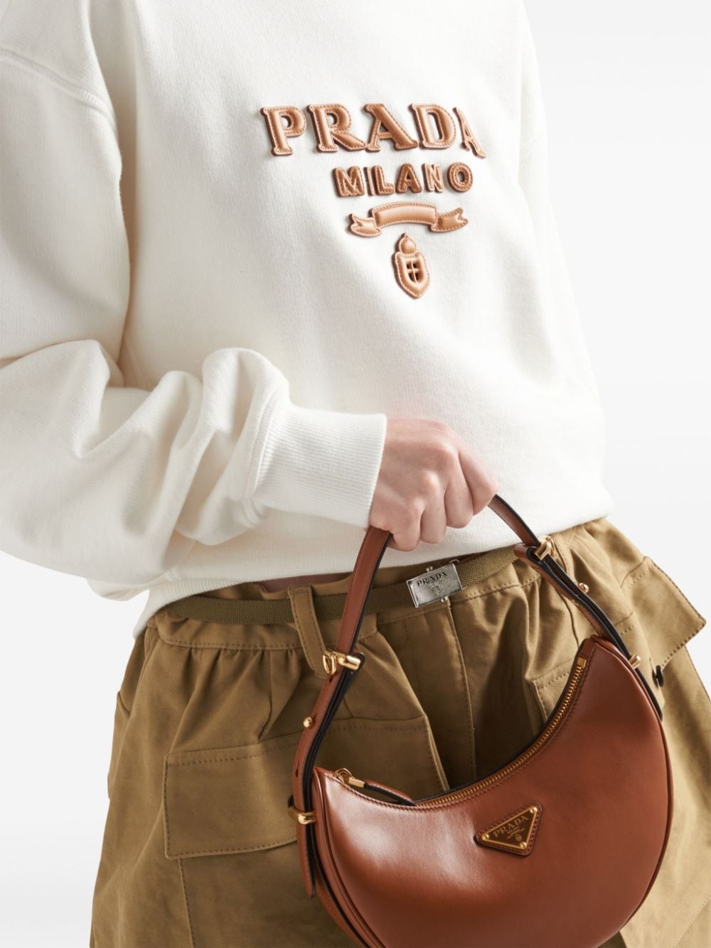 logo-appliquÃ© cotton sweatshirt - 4