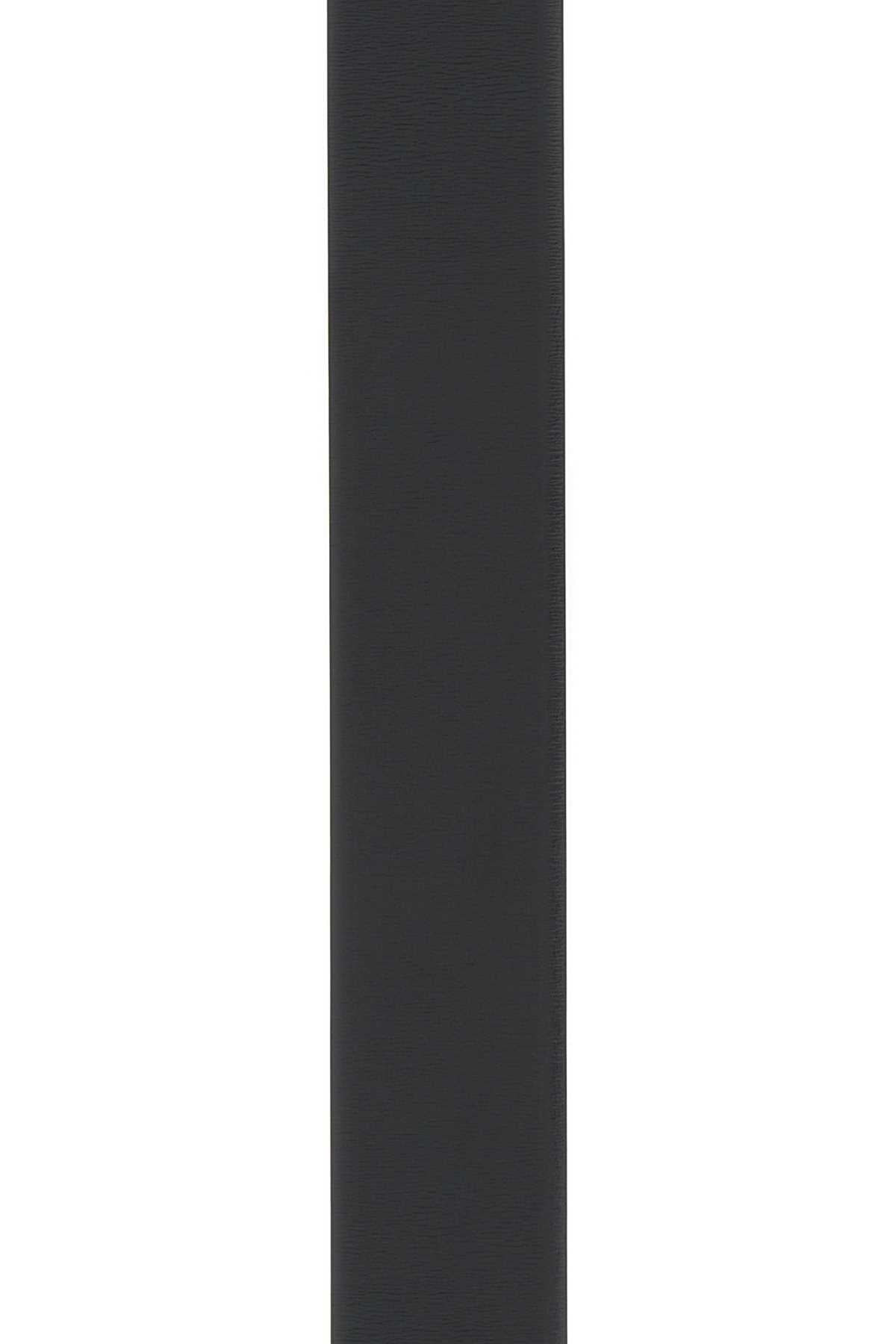 Valentino Garavani Men Black Leather Vlogo Signature Belt - 3