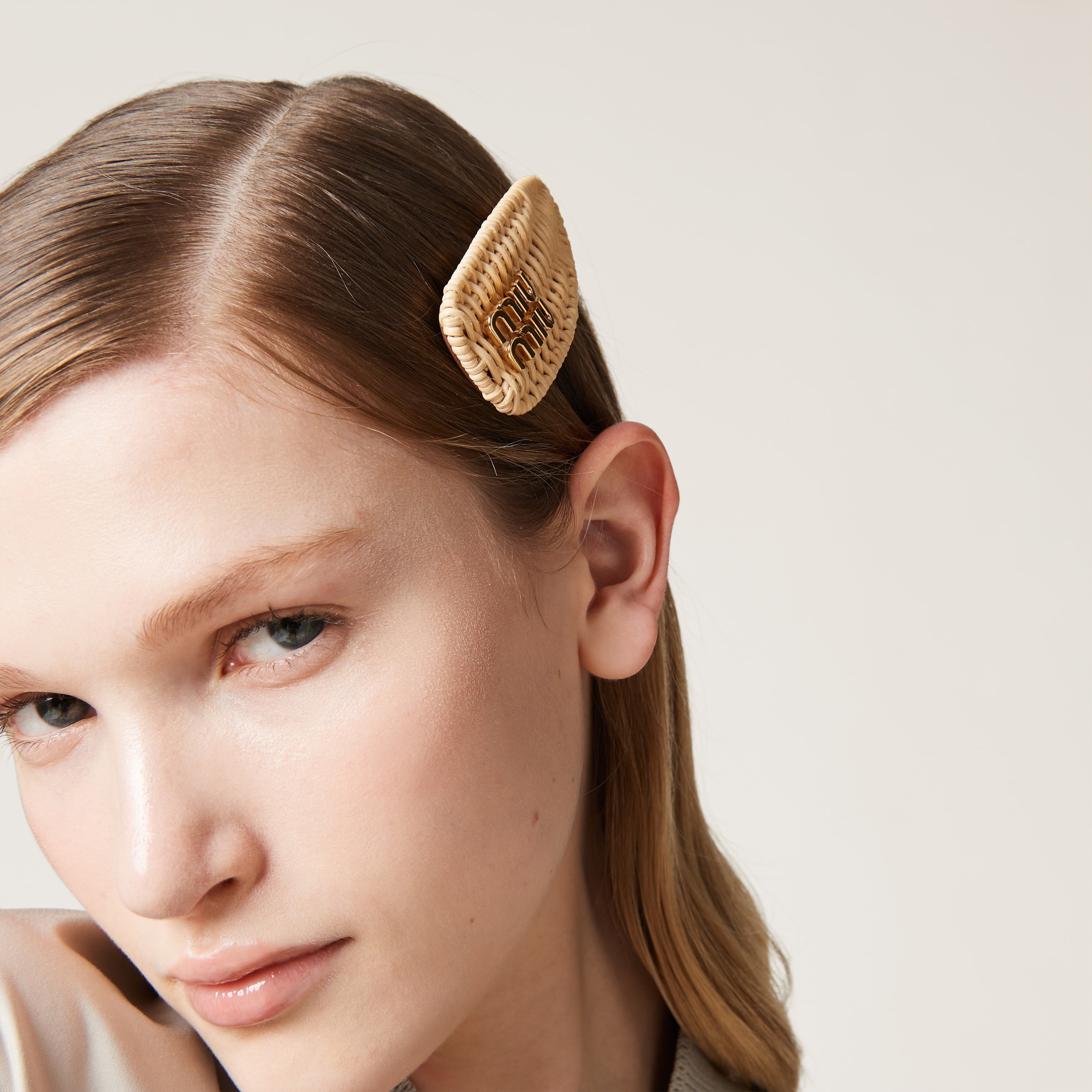 Wicker hair clip - 1