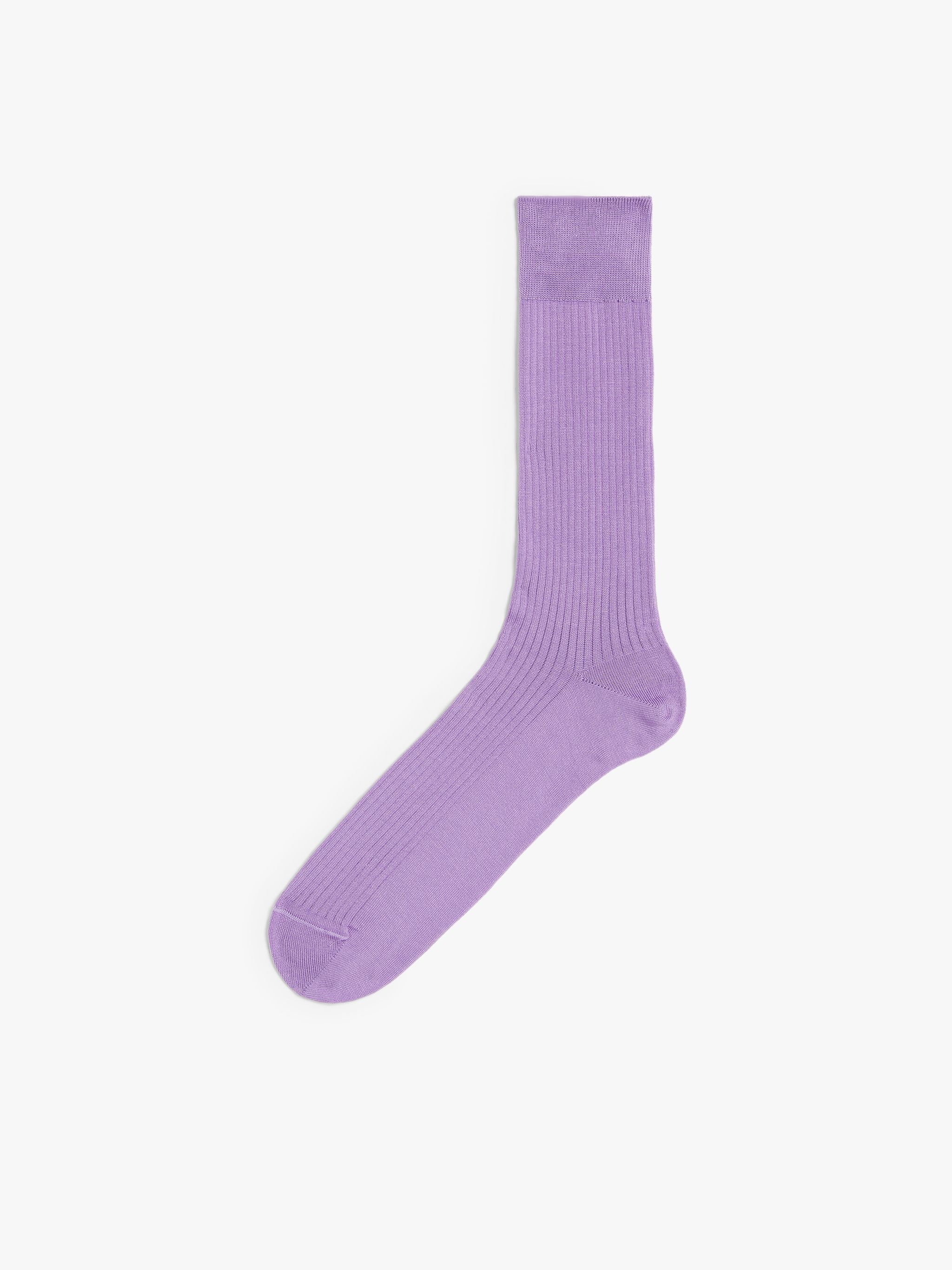 LILAC COTTON BLEND SOCKS - 1