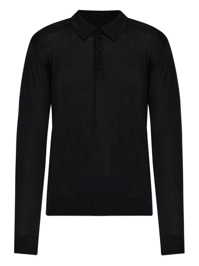 long-sleeve polo shirt 1