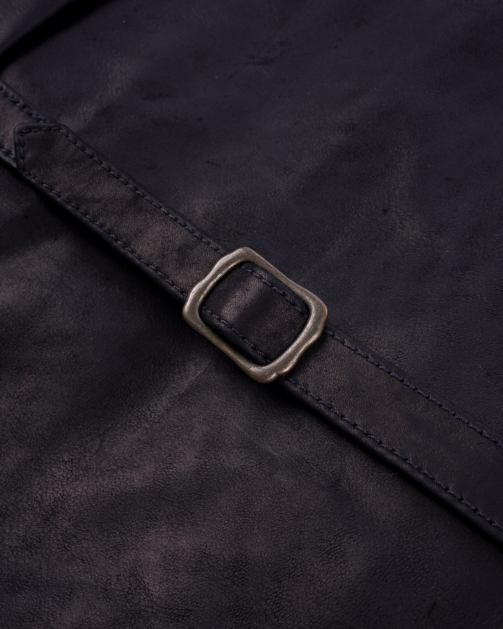 IHSB-T1-BLK Iron Heart x Simmons Bilt Prairie Horsehide Type I Jacket - Black - 6