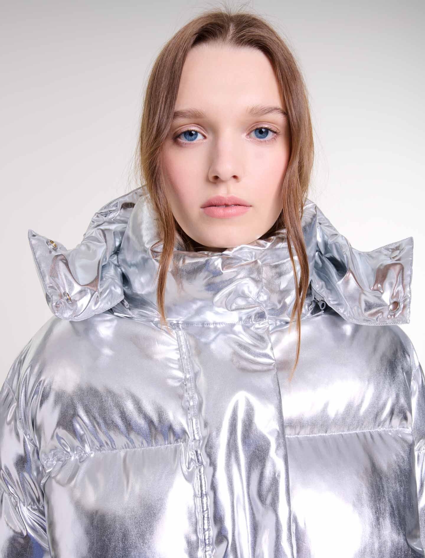 Silver hooded jacket - 6