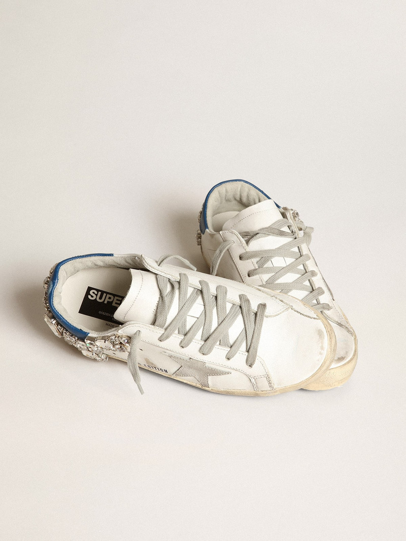 Golden Goose Super-Star sneakers with stones appliqués outlook