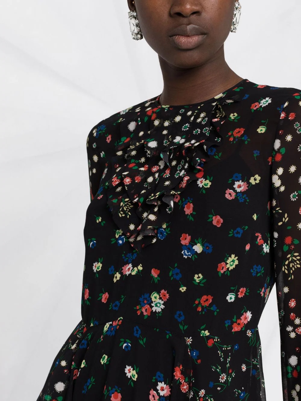 floral-print maxi dress - 5