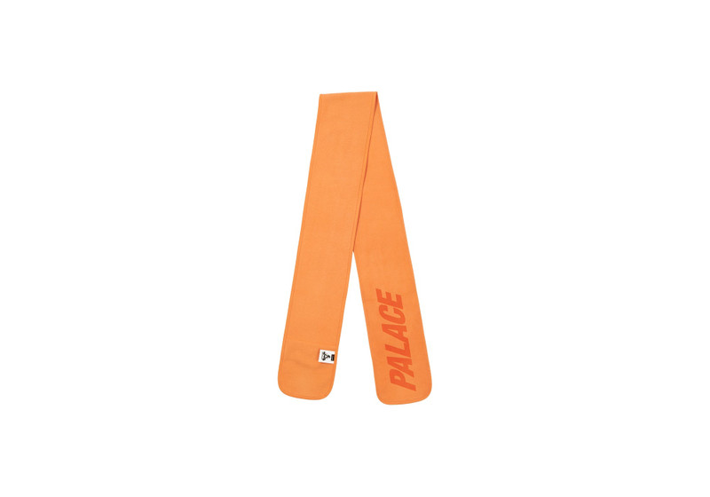 PALACE POLARTEC LAZER SCARF ORANGE outlook