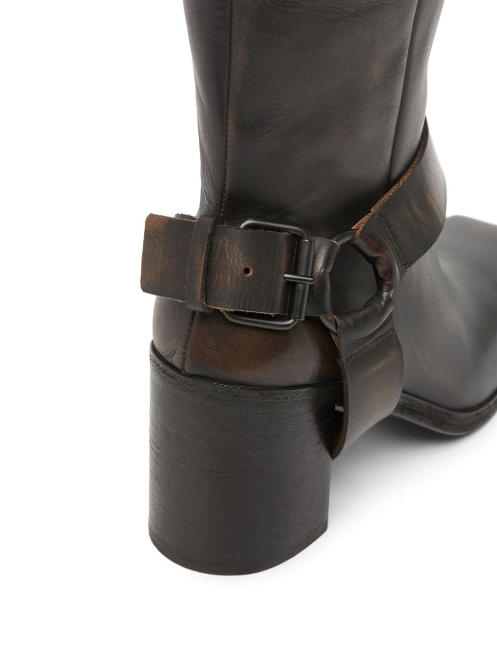 ankle boots with decorative buckle detail - 4