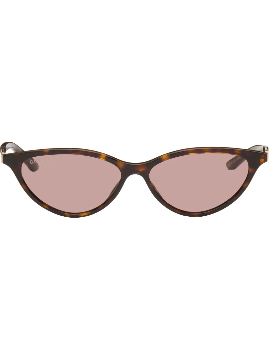Brown Cat-Eye Frame Sunglasses - 1