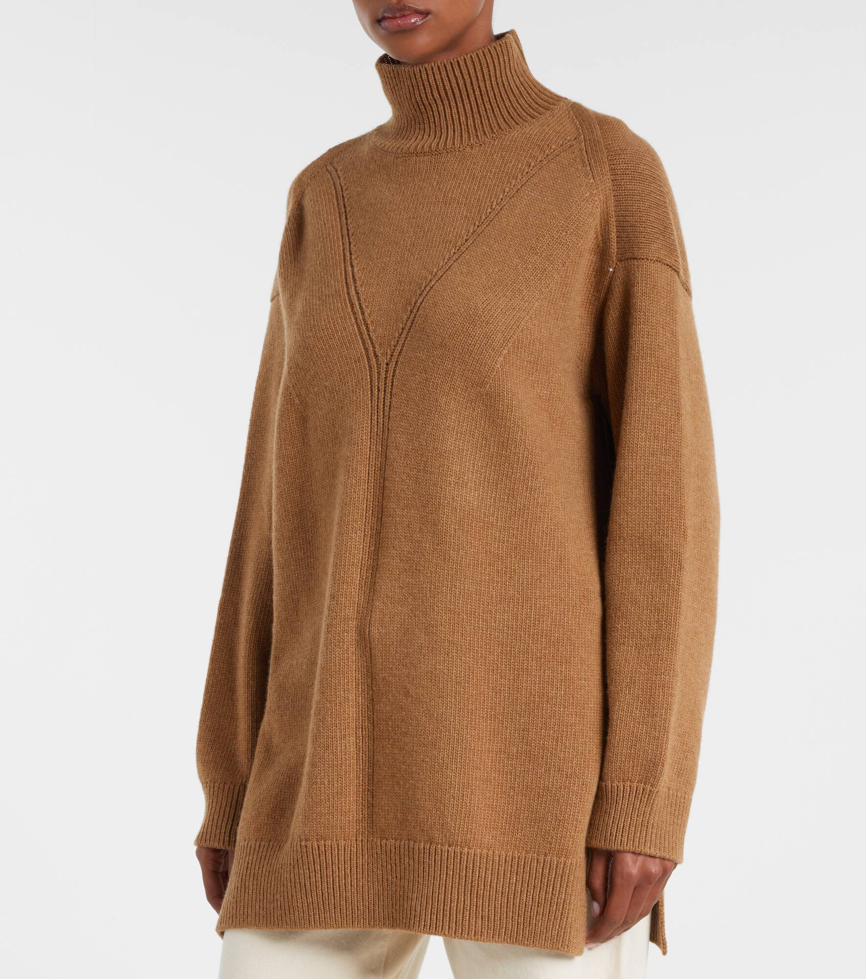 Loletta wool and cashmere turtleneck sweater - 6