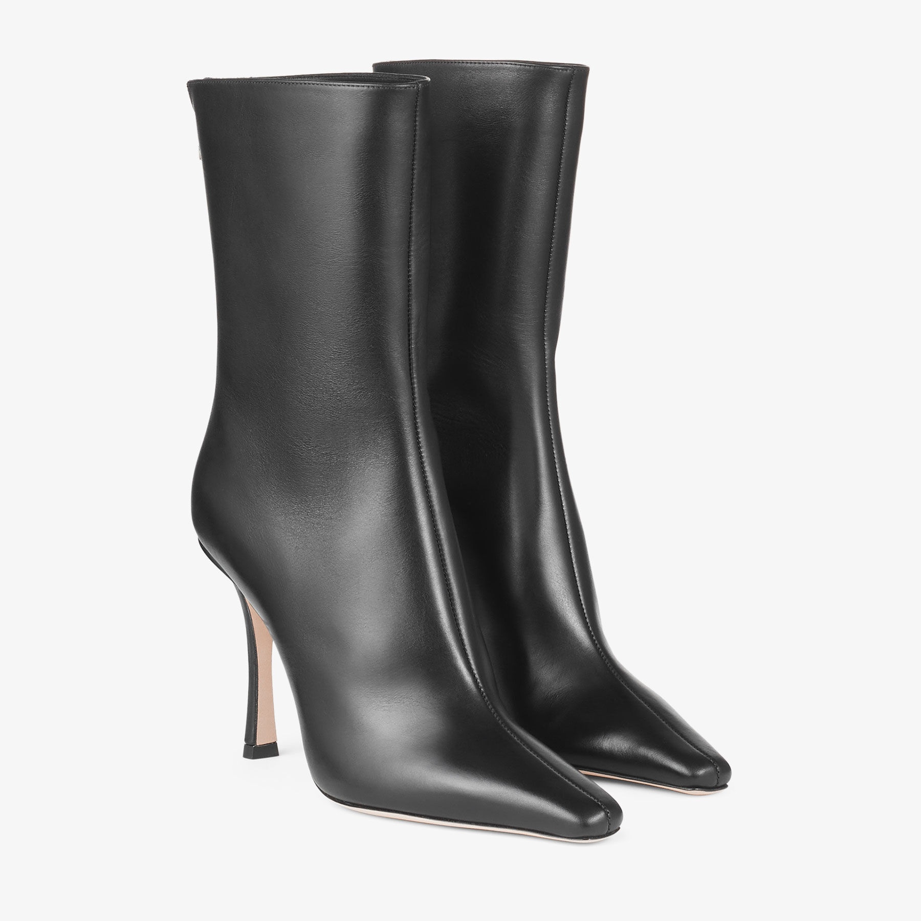 Agathe Ankle Boot 100
Black Calf Leather Ankle Boots - 4