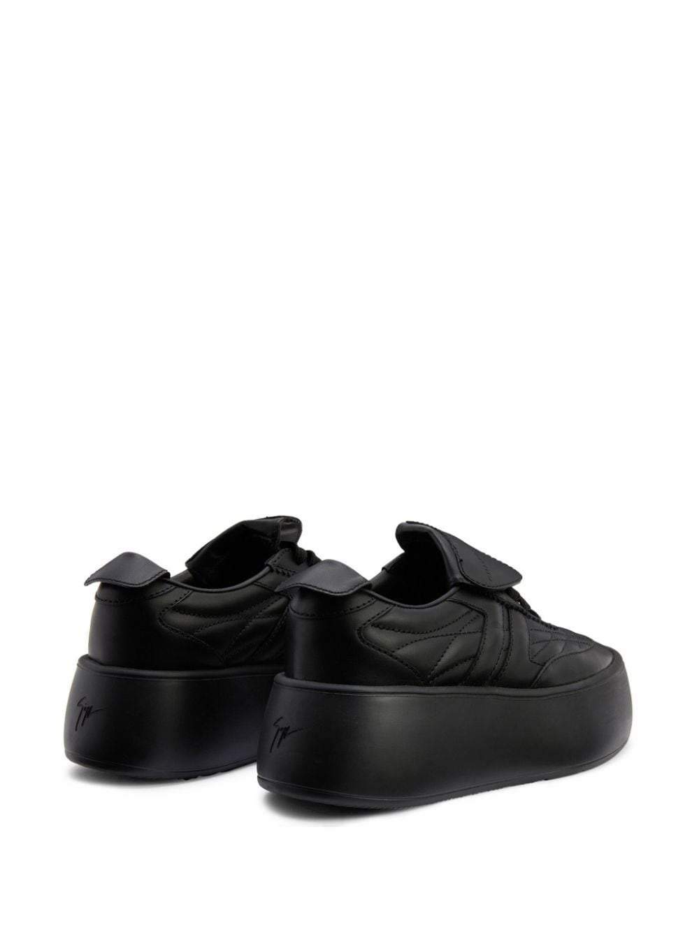 League Maxi leather sneakers - 3