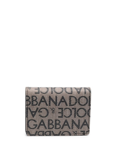 Dolce & Gabbana monogram-print bi-fold wallet outlook