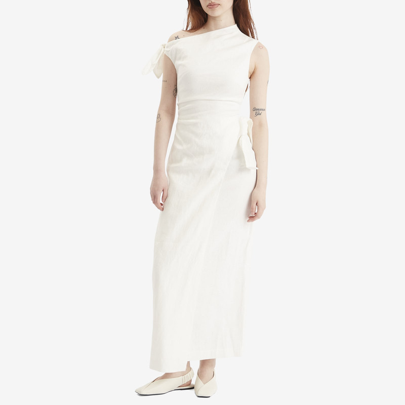 SIR. SIR. Tamara Tie Linen Midi Dress outlook