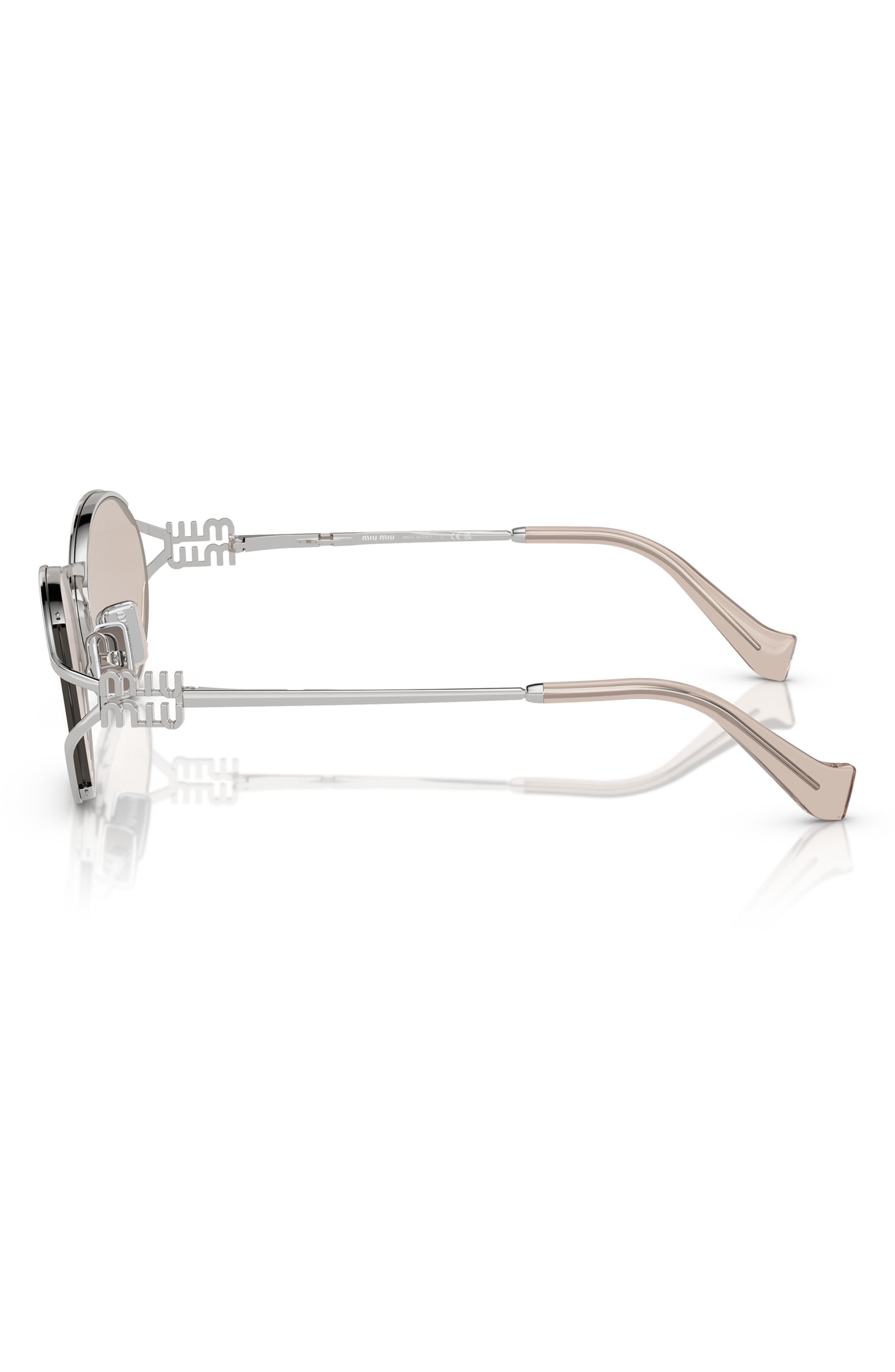 54mm Oval Sunglasses - 5