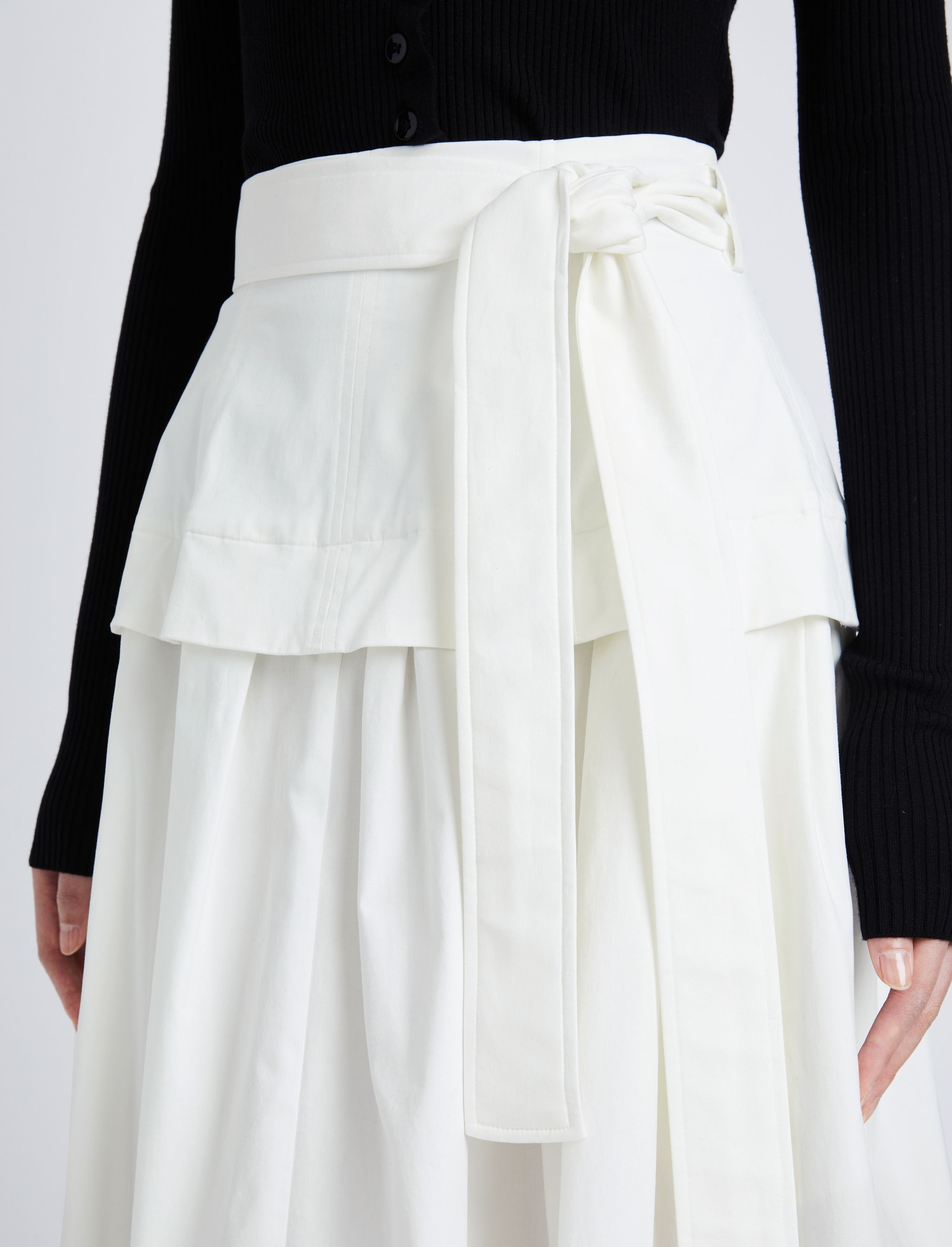 Poplin Belted Skirt - 5