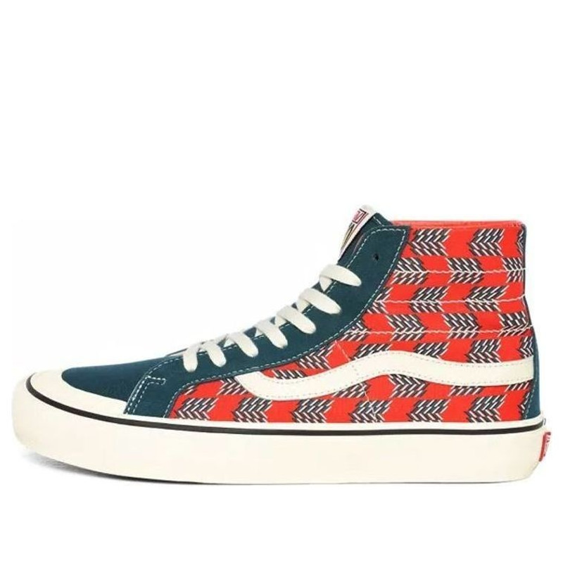 Vans Mod Checkerboard SK8-Hi 138 Decon Sf 'Red Blue' VN0A3MV122N - 1