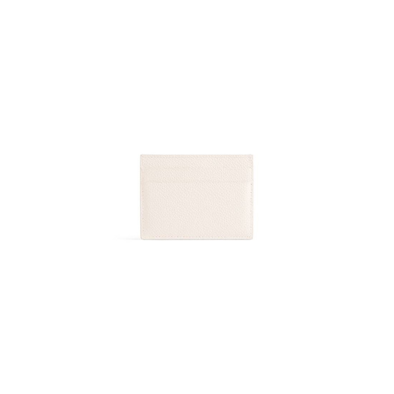 BALENCIAGA Men's Cash Card Holder  in Light Beige outlook