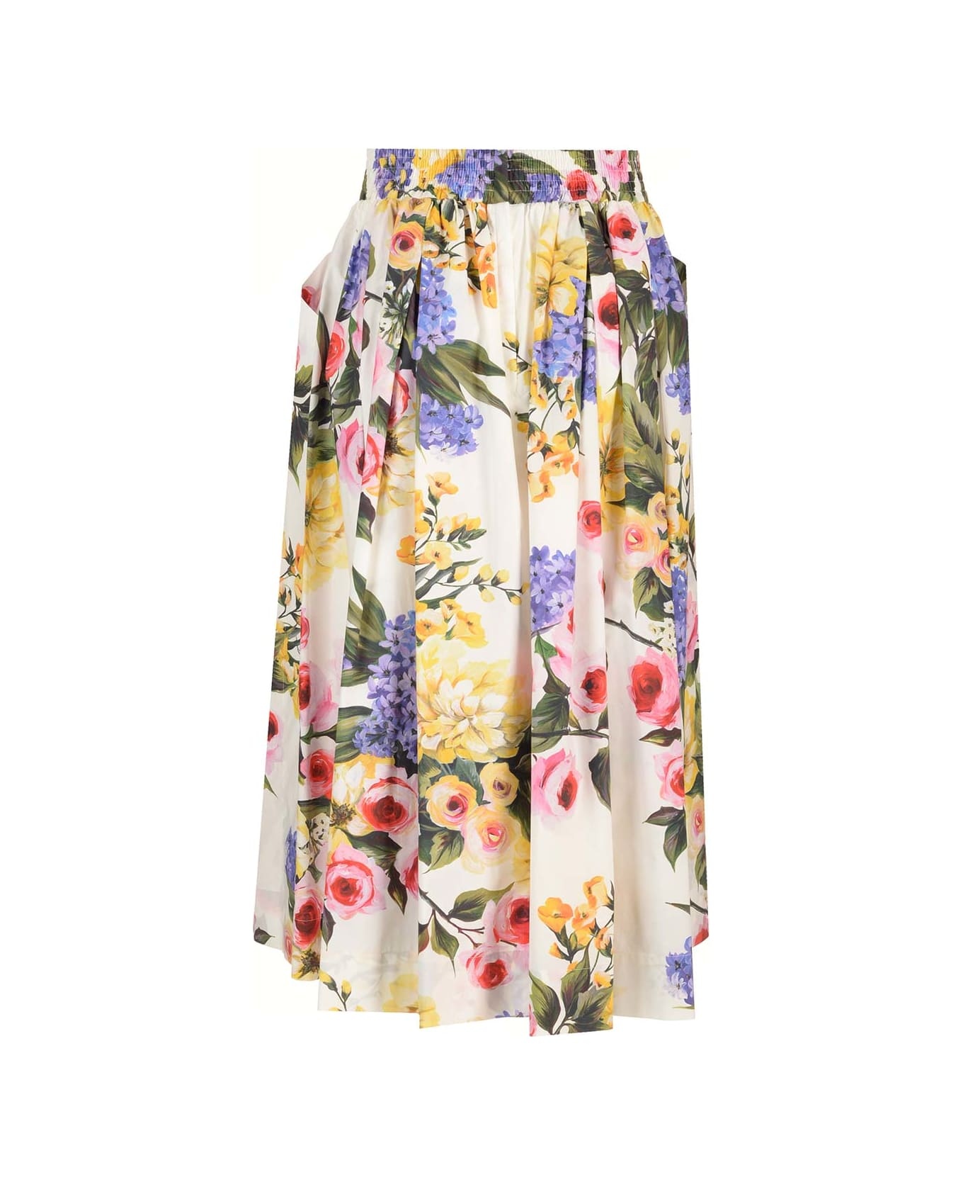 Floral Print Skirt - 2